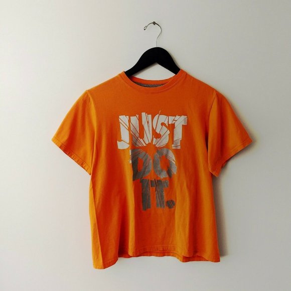 Nike Tops - Nike Just Do It Graphic Tee Shirt Sport Active Fit